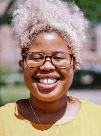 Markia Smith, President of Black in Genetics and 4th year PhD Candidate at the University of North Carolina at Chapel Hill