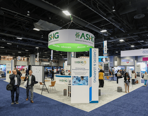 ASHG Central Booth and in ASHG Exhibital Hall